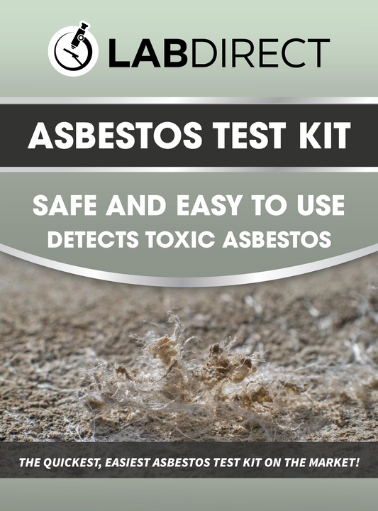The LabDirect Asbestos Test Kit includes everything you need to collect and submit sample materials that may contain asbestos with clear instructions to be sure you are safe. Click or tap on the image for product details. Lab analysis fee is not included.